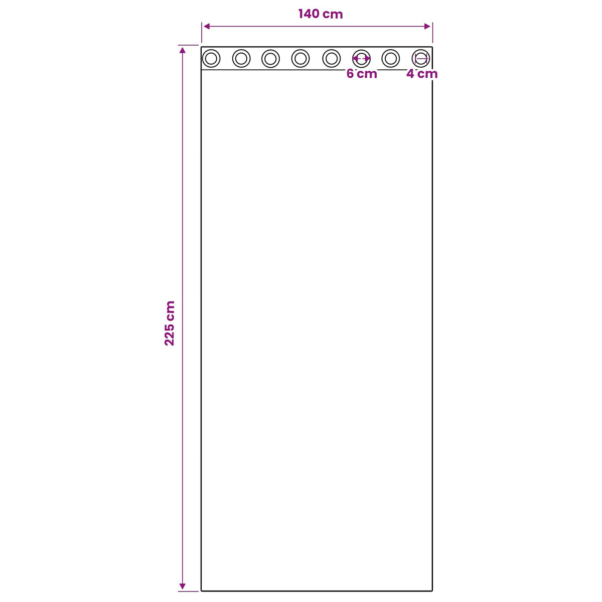 vidaXL Blackout Curtains with Rings 2 pcs Dark Brown 225 x 140 cm