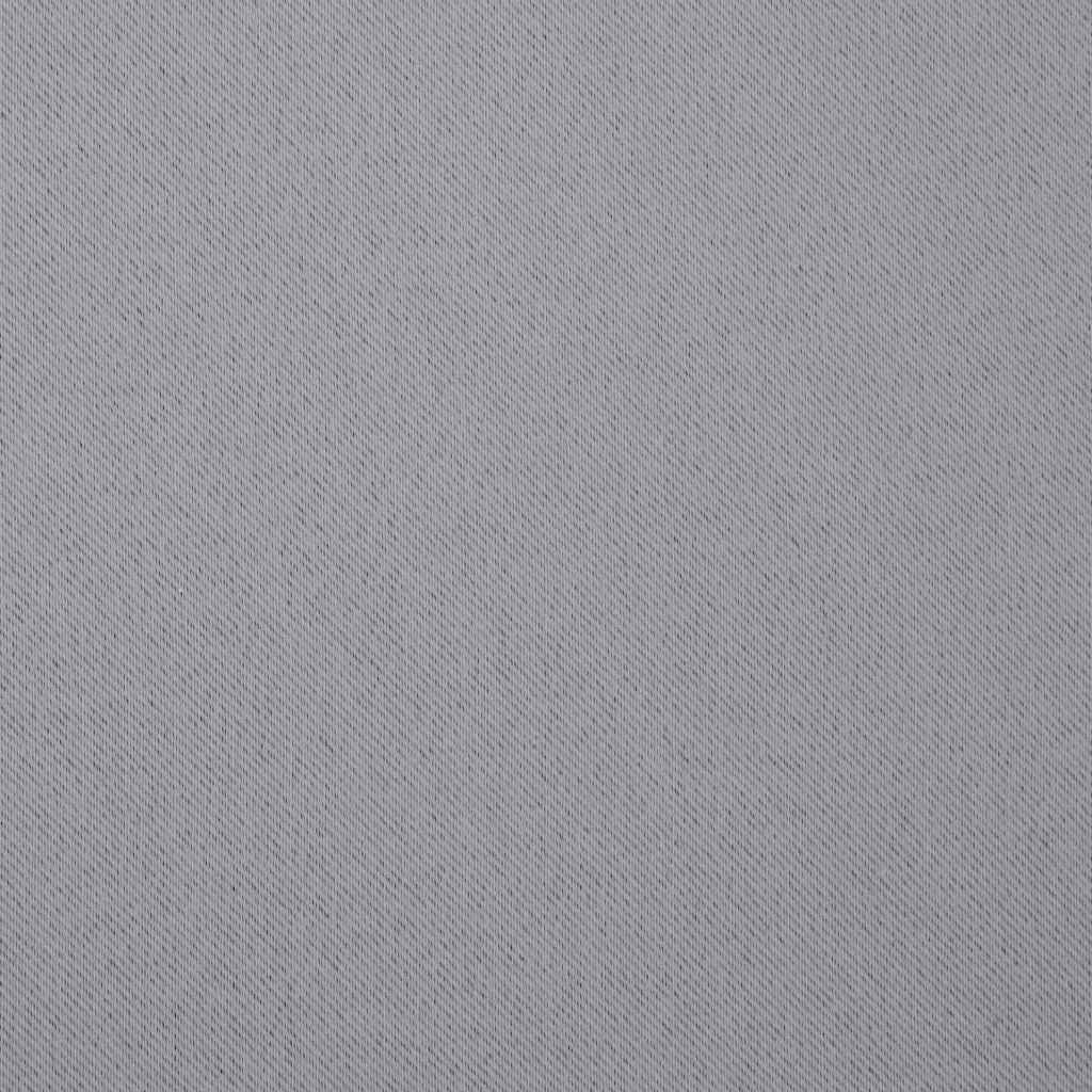vidaXL Blackout Curtains with Rings 2 pcs Light Grey 175 x 140 cm