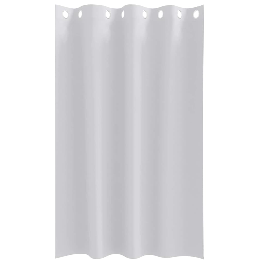 vidaXL Blackout Curtains with Rings 2 pcs Pale Grey 175 x 140 cm