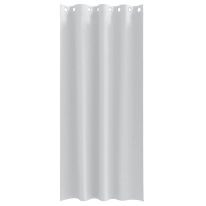 vidaXL Blackout Curtains with Rings 2 pcs Pale Grey 245 x 140 cm