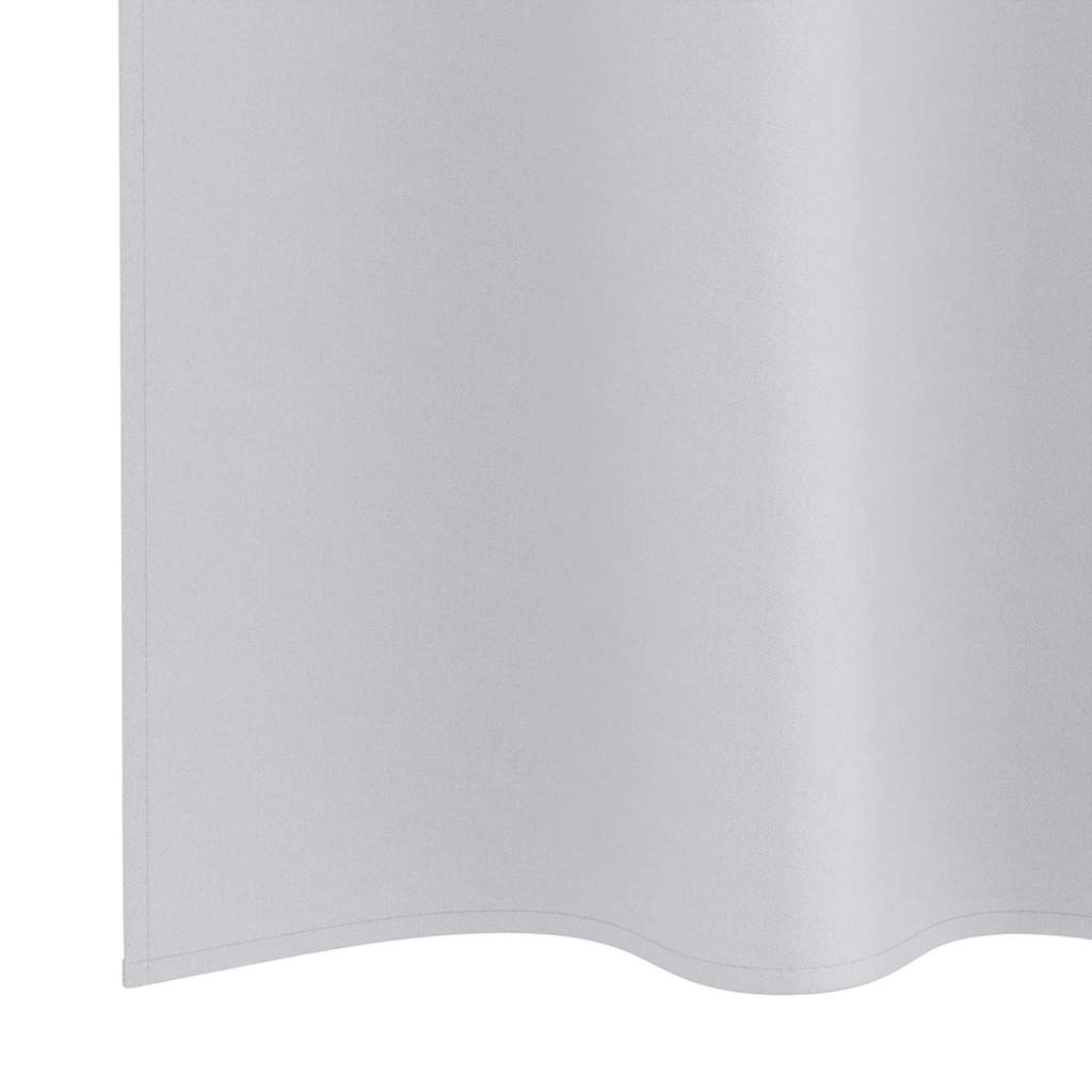 vidaXL Blackout Curtains with Rings 2 pcs Pale Grey 260 x 140 cm