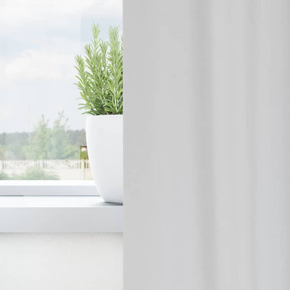 vidaXL Blackout Curtains with Rings 2 pcs Pale Grey 260 x 140 cm