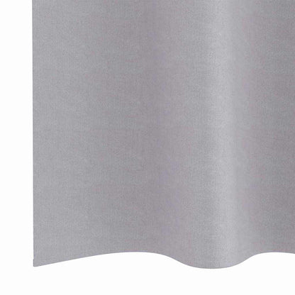 vidaXL Blackout Curtains with Rings 2 pcs Metal Grey 175 x 140 cm