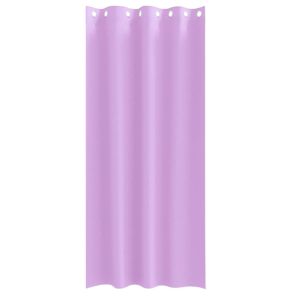 vidaXL Blackout Curtains with Rings 2 pcs Purple 245 x 140 cm