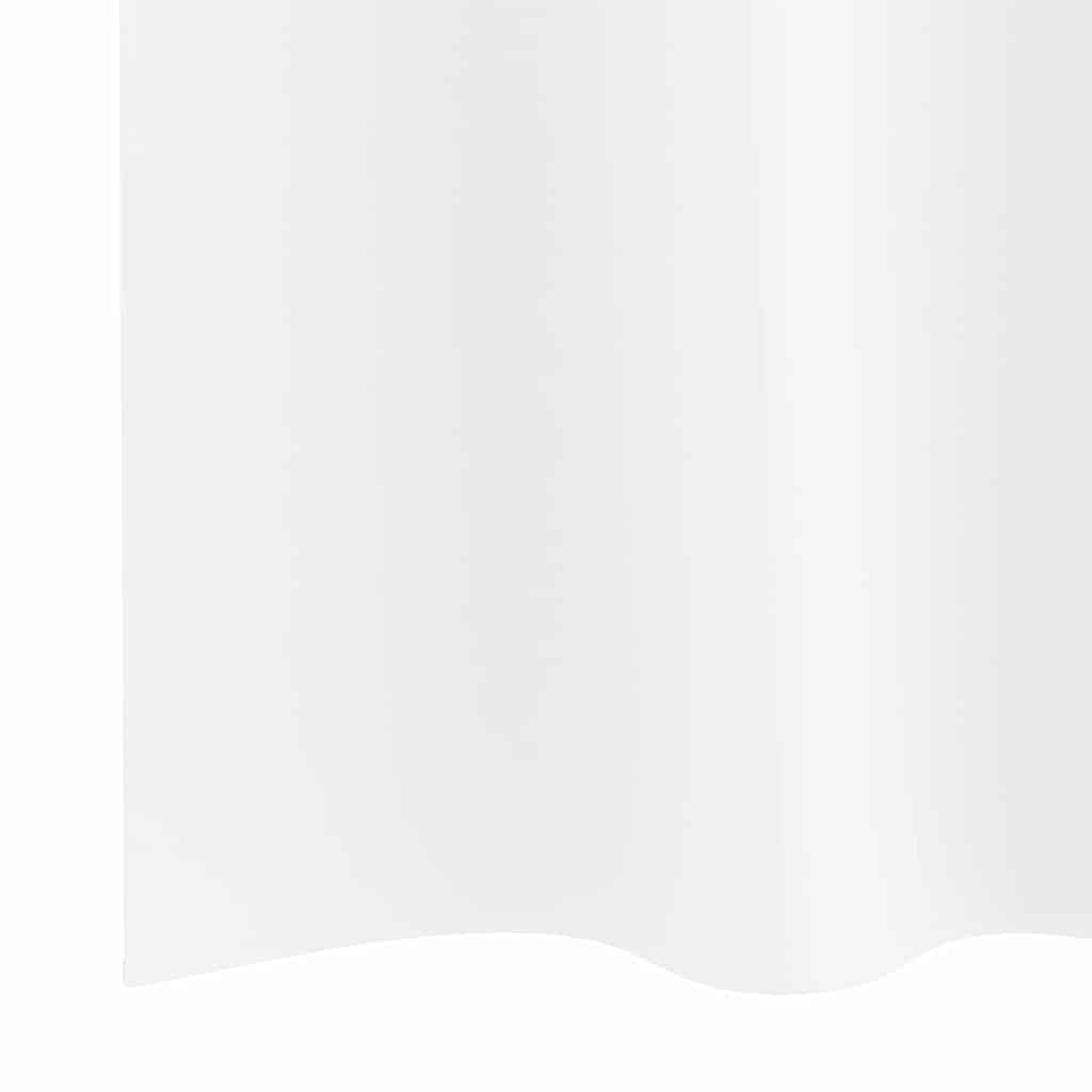 vidaXL Blackout Curtains with Rings 2 pcs Pure White 175 x 140 cm
