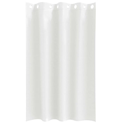 vidaXL Blackout Curtains with Rings 2 pcs Pure White 175 x 140 cm