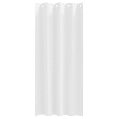 vidaXL Blackout Curtains with Rings 2 pcs Pure White 245 x 140 cm