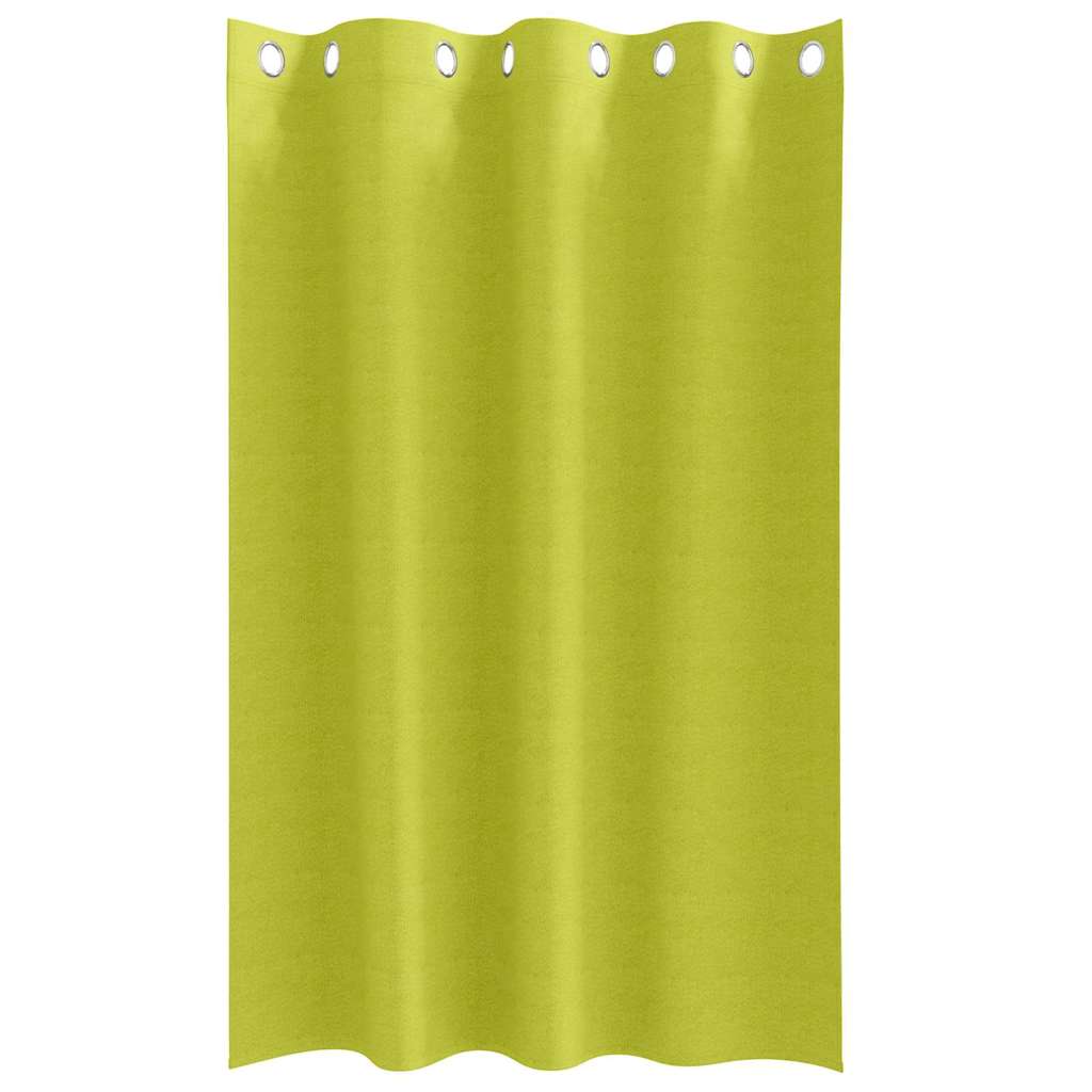 vidaXL Blackout Curtains with Rings 2 pcs Green 175 x 140 cm Polyester