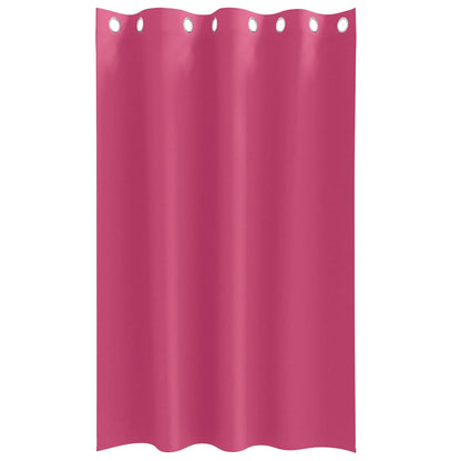 vidaXL Blackout Curtains with Rings 2 pcs Bright Pink 175 x 140 cm