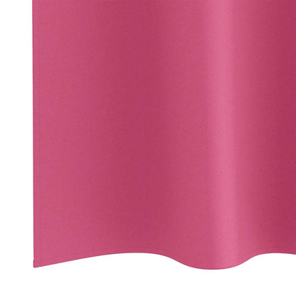vidaXL Blackout Curtains with Rings 2 pcs Bright Pink 245 x 140 cm