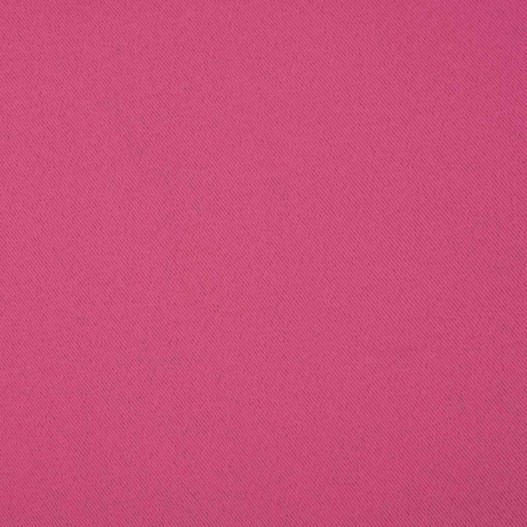 vidaXL Blackout Curtains with Rings 2 pcs Bright Pink 245 x 140 cm