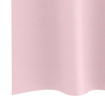 vidaXL Blackout Curtains with Rings 2 pcs Baby Pink 140 x 140 cm
