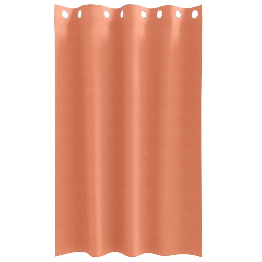 vidaXL Blackout Curtains with Rings 2 pcs Terracotta 175 x 140 cm