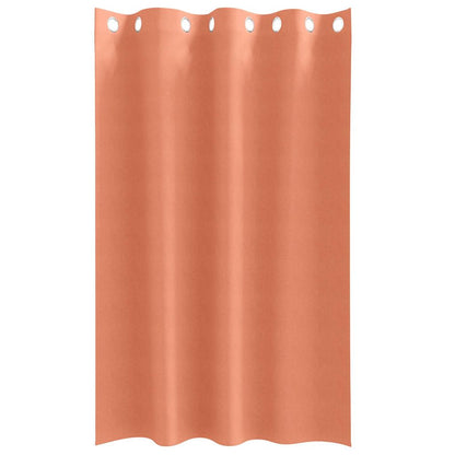 vidaXL Blackout Curtains with Rings 2 pcs Terracotta 175 x 140 cm