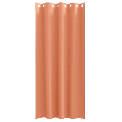 vidaXL Blackout Curtains with Rings 2 pcs Terracotta 245 x 140 cm