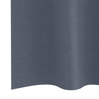 vidaXL Blackout Curtains with Rings 2 pcs Anthracite 245 x 140 cm