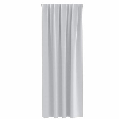 vidaXL Blackout Curtains with Rings 2 pcs Pale Grey 225 x 140 cm