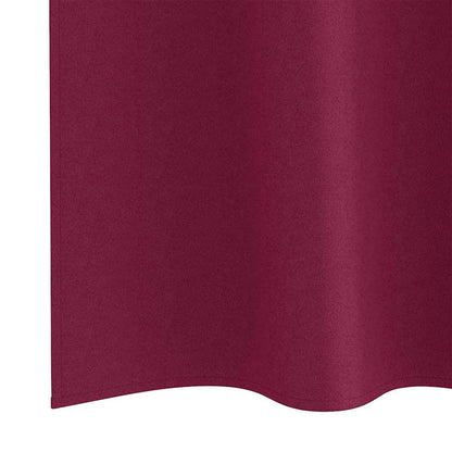 vidaXL Blackout Curtains with Rings 2 pcs Wine Red 140 x 140 cm