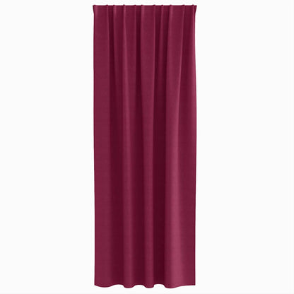 vidaXL Blackout Curtains with Rings 2 pcs Wine Red 260 x 140 cm