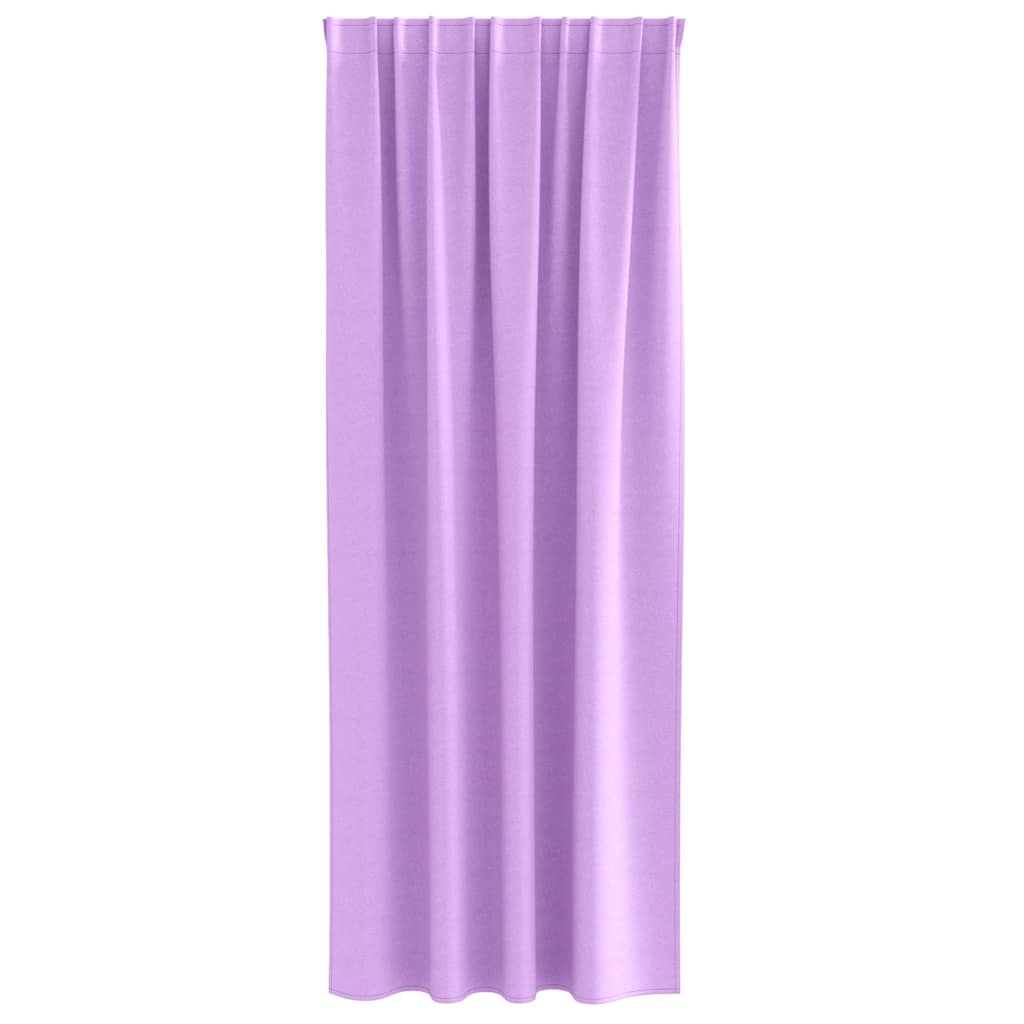 vidaXL Blackout Curtains with Rings 2 pcs Purple 225 x 140 cm
