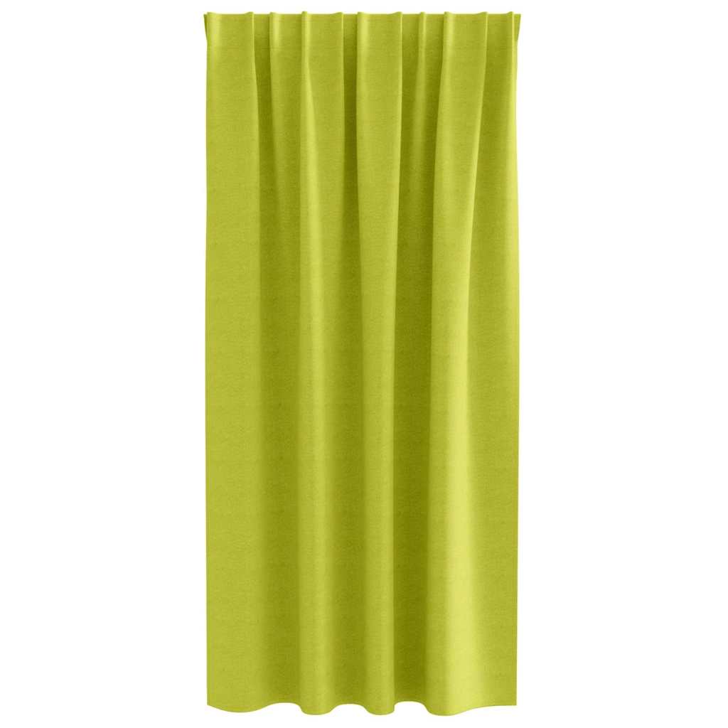 vidaXL Blackout Curtains with Rings 2 pcs Green 175 x 140 cm Polyester