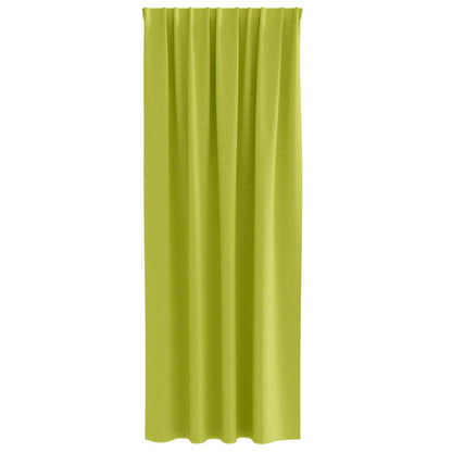 vidaXL Blackout Curtains with Rings 2 pcs Green 260 x 140 cm Polyester