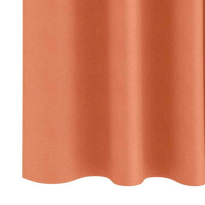 vidaXL Blackout Curtains with Rings 2 pcs Terracotta 175 x 140 cm