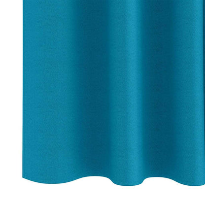 vidaXL Blackout Curtains with Rings 2 pcs Turquoise 260 x 140 cm
