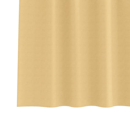 vidaXL Blackout Curtains with Rings 2 pcs Beige 225 x 140 cm Polyester