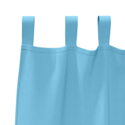 vidaXL Blackout Curtains with Rings 2 pcs Light Blue 260 x 140 cm