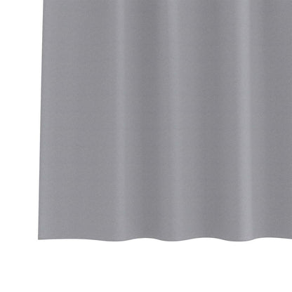 vidaXL Blackout Curtains with Rings 2 pcs Light Grey 225 x 140 cm