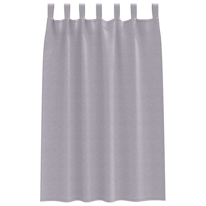 vidaXL Blackout Curtains with Rings 2 pcs Metal Grey 175 x 140 cm
