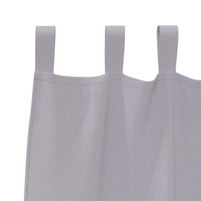 vidaXL Blackout Curtains with Rings 2 pcs Metal Grey 260 x 140 cm