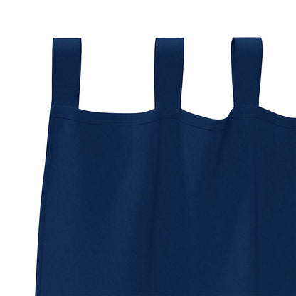 vidaXL Blackout Curtains with Rings 2 pcs Dark Blue 260 x 140 cm