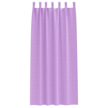 vidaXL Blackout Curtains with Rings 2 pcs Purple 225 x 140 cm