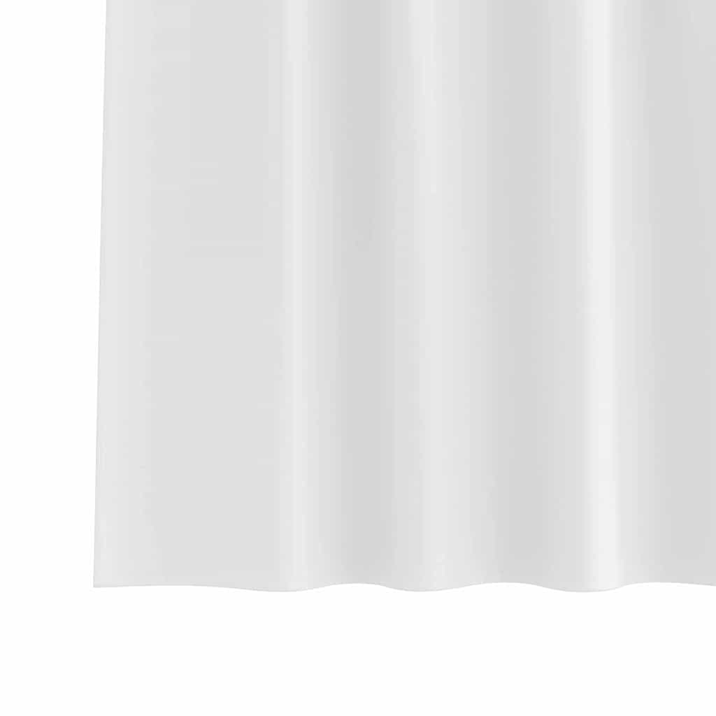 vidaXL Blackout Curtains with Rings 2 pcs Pure White 245 x 140 cm