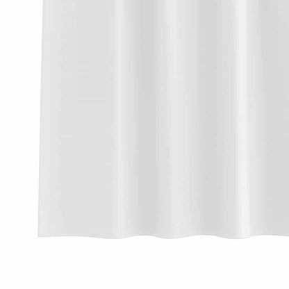 vidaXL Blackout Curtains with Rings 2 pcs Pure White 245 x 140 cm