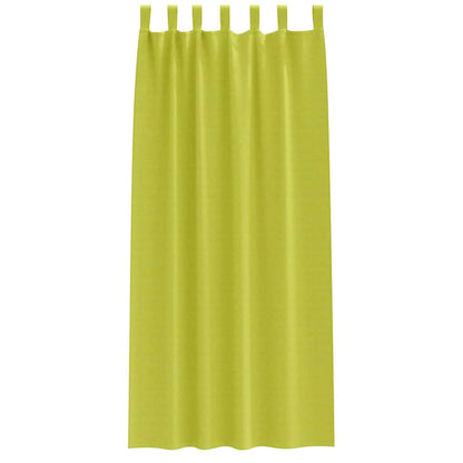 vidaXL Blackout Curtains with Rings 2 pcs Green 225 x 140 cm Polyester