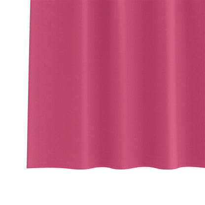 vidaXL Blackout Curtains with Rings 2 pcs Bright Pink 175 x 140 cm