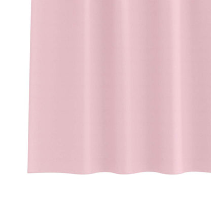 vidaXL Blackout Curtains with Rings 2 pcs Baby Pink 140 x 140 cm
