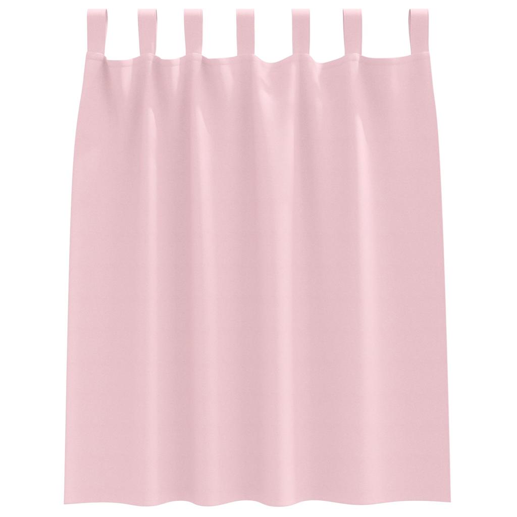 vidaXL Blackout Curtains with Rings 2 pcs Baby Pink 140 x 140 cm