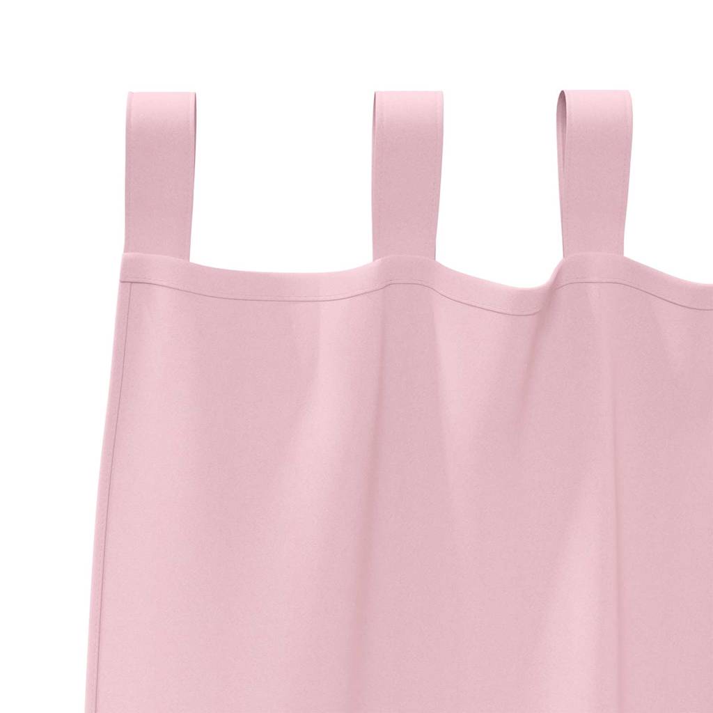 vidaXL Blackout Curtains with Rings 2 pcs Baby Pink 260 x 140 cm