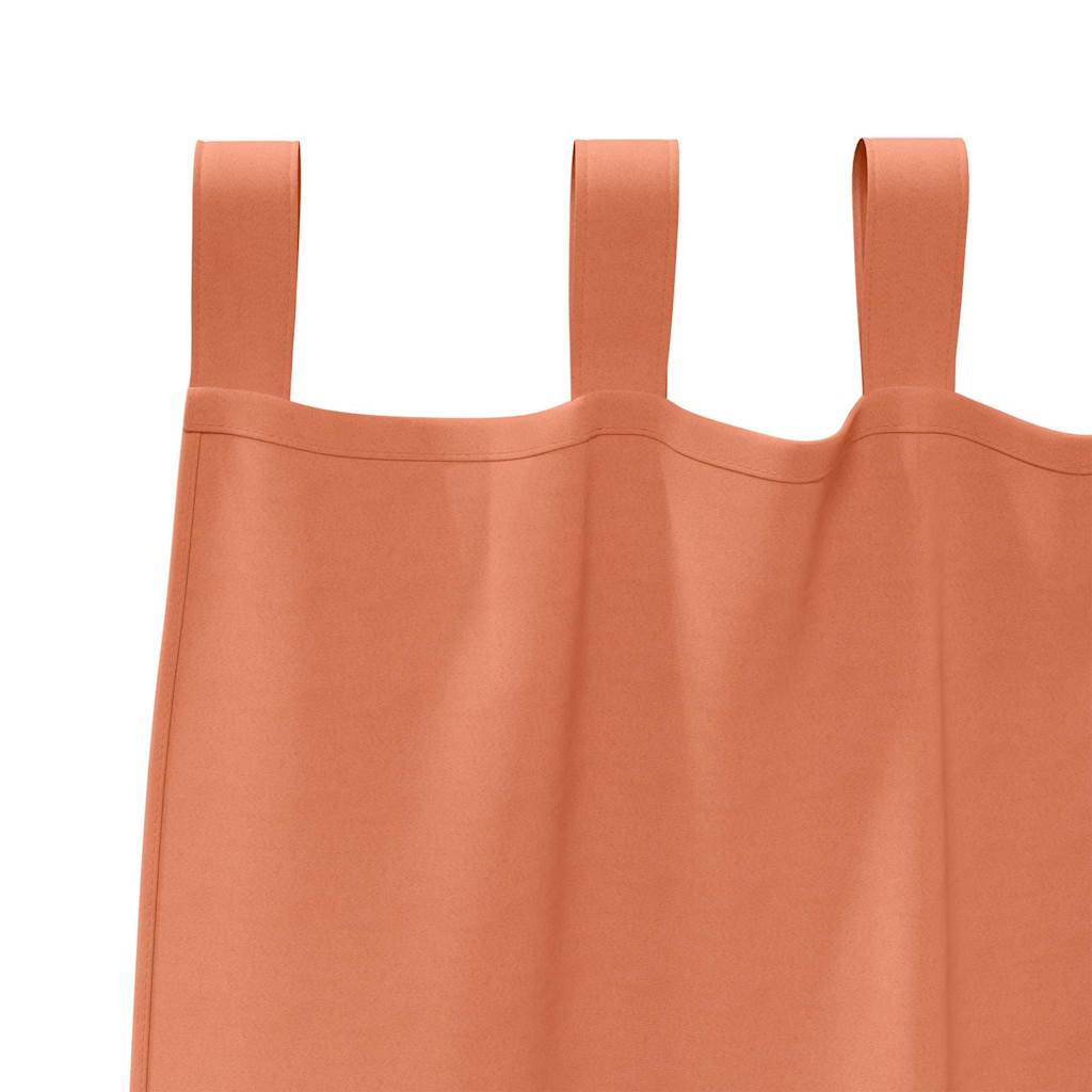 vidaXL Blackout Curtains with Rings 2 pcs Terracotta 245 x 140 cm