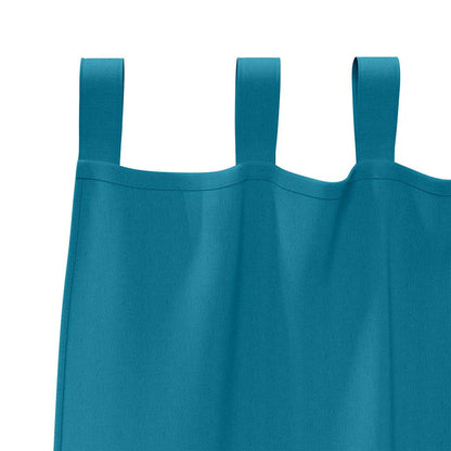 vidaXL Blackout Curtains with Rings 2 pcs Turquoise 140 x 140 cm
