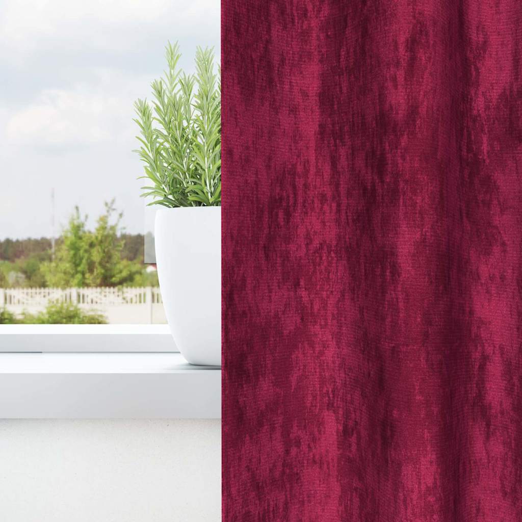 vidaXL Velvet Curtains 2 pcs Wine red 225 x 140 cm Velvet