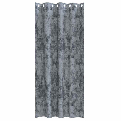 vidaXL Velvet Curtains 2 pcs Silver Grey 260 x 140 cm Velvet
