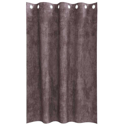vidaXL Velvet Curtains 2 pcs Brown 175 x 140 cm Velvet