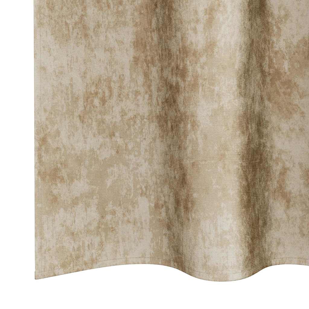 vidaXL Velvet Curtains 2 pcs Cream 245 x 140 cm Velvet