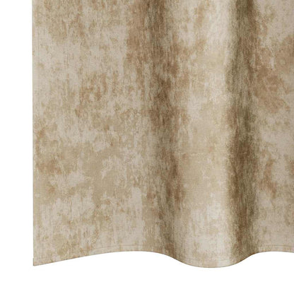 vidaXL Velvet Curtains 2 pcs Cream 245 x 140 cm Velvet
