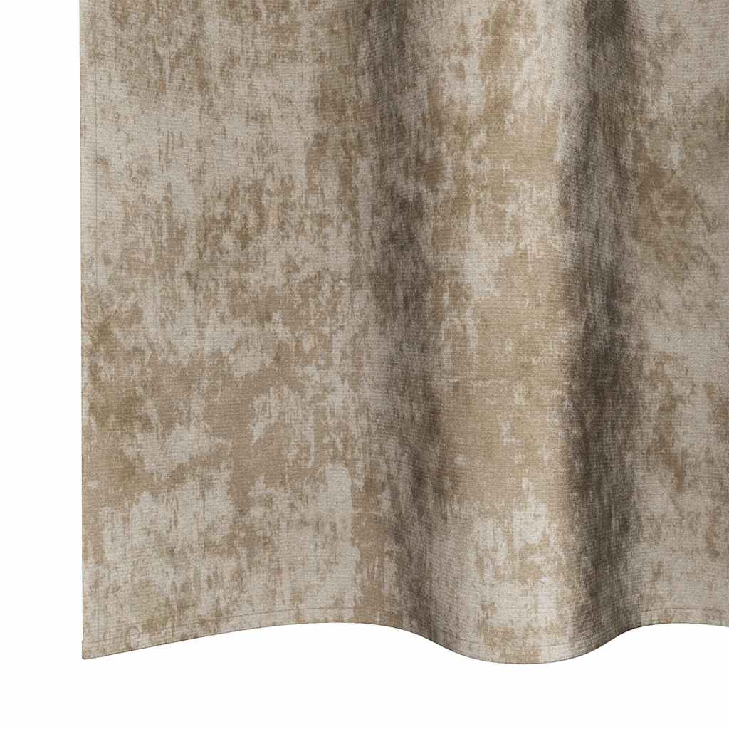 vidaXL Velvet Curtains 2 pcs Champagne 140 x 140 cm Velvet